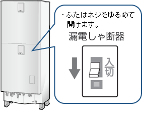 エコキュート水抜き